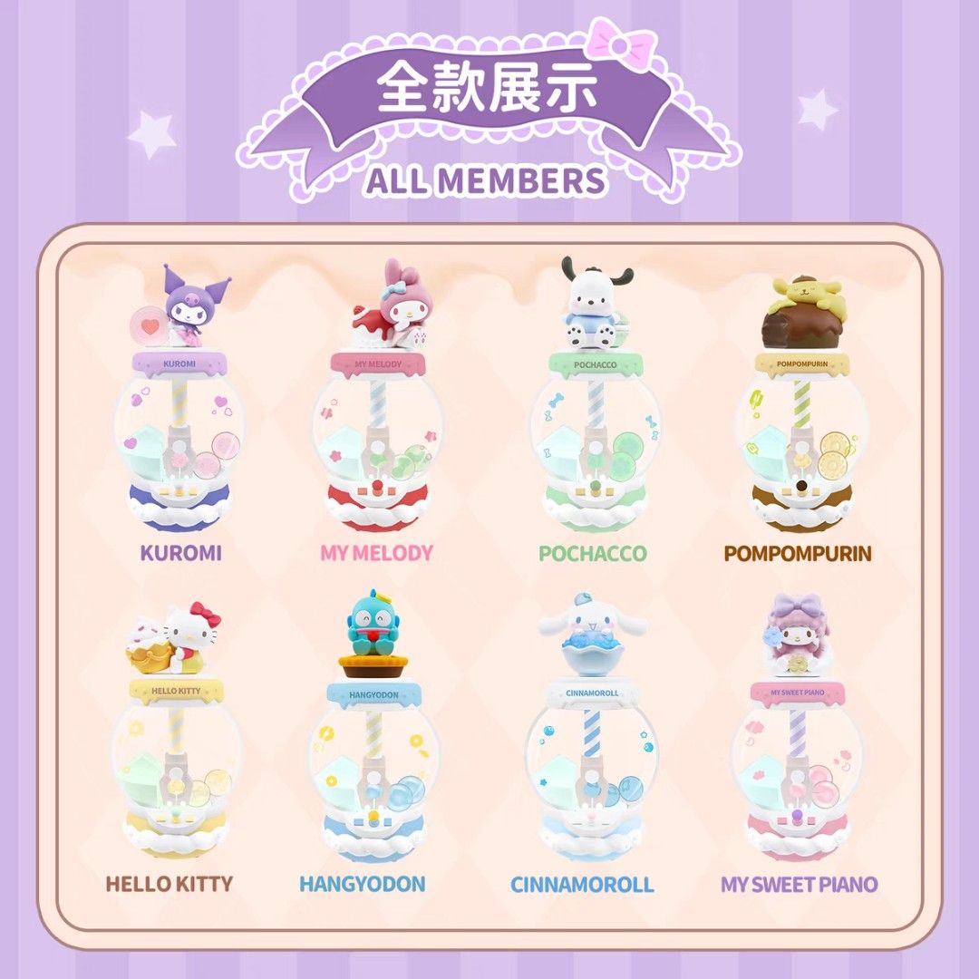 Sanrio Characters "The Sweet Claw" Series Blind Box Figures