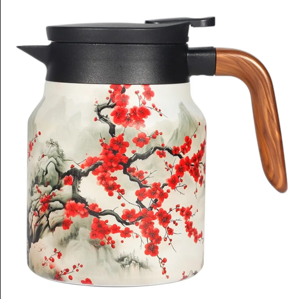 Cherry Blossom Thermal Tea Kettle